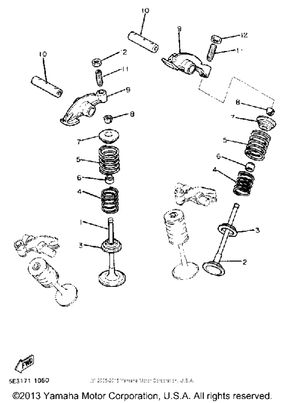 XV920K Клапана