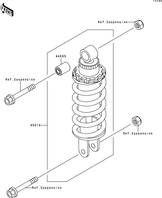 ZX600 Амортизатор