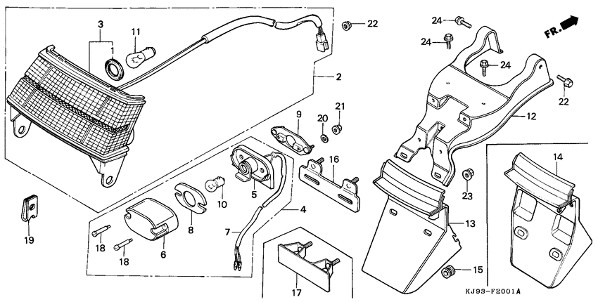 Taillight unit ass`y