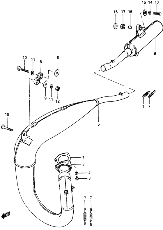 Muffler comp