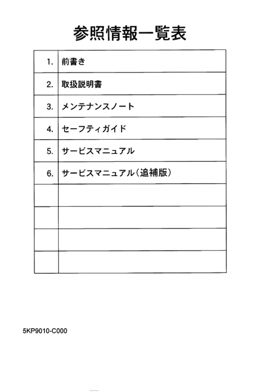 CE50 参照情報一覧