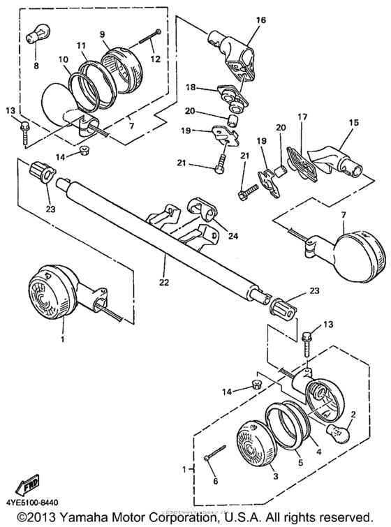 XVZ13LTKC Поворотники