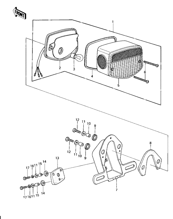 Taillight unit ass`y