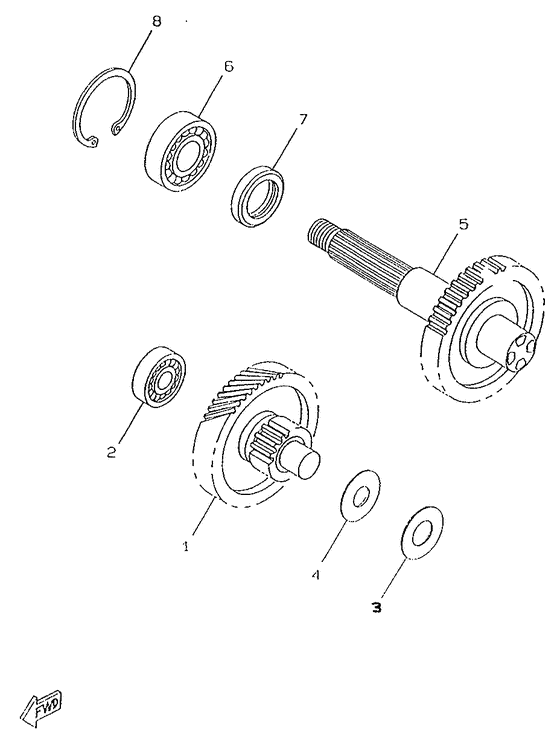 CW50RS Трансмиссия