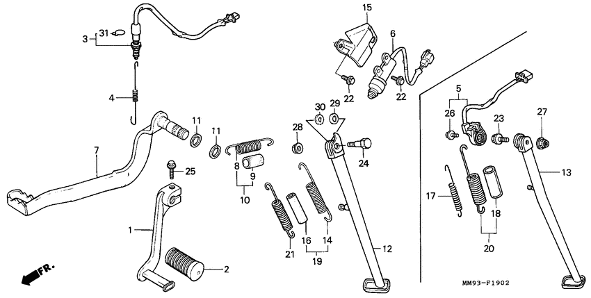 Pedal/stand