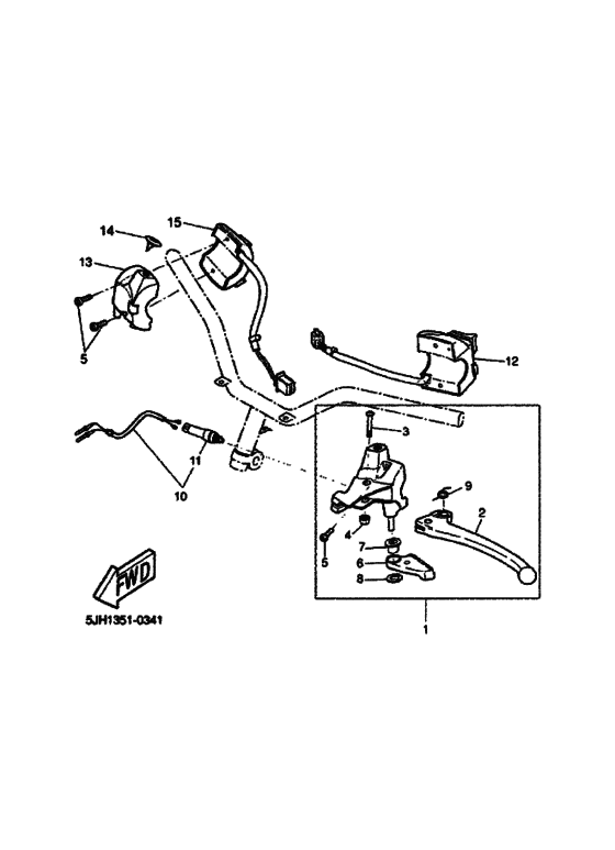 EW50 Interruptor  manillar&palanc