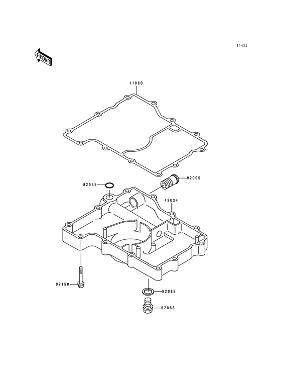 Breather body/oil pan