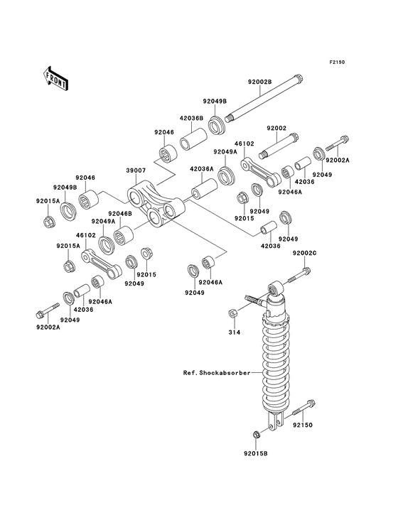 Suspension ignition coil