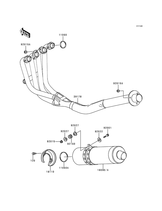 Muffler comp