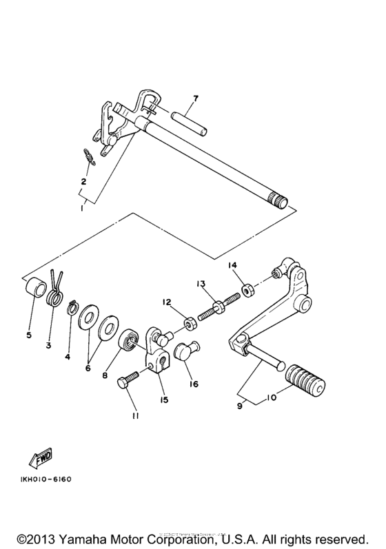 XT225MC Переключение скоростей