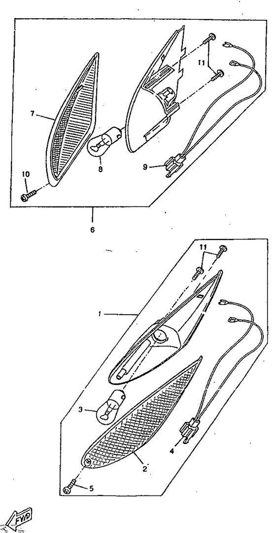 CW50RS Поворотники