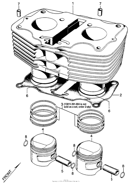 Cylinder + piston