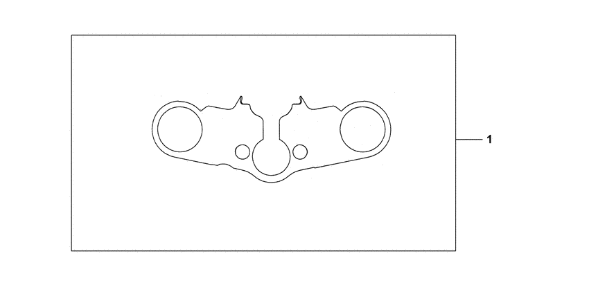 CBR600RR (ABS) Top bridge cover