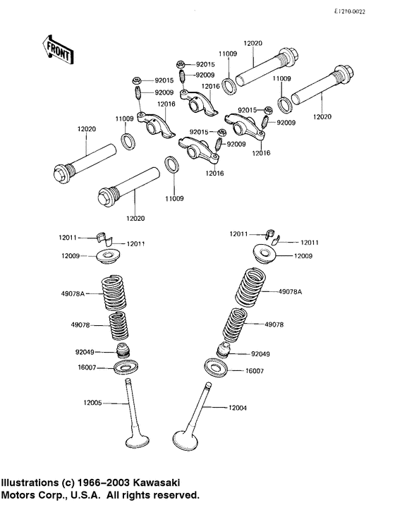 Rocker arms/valves