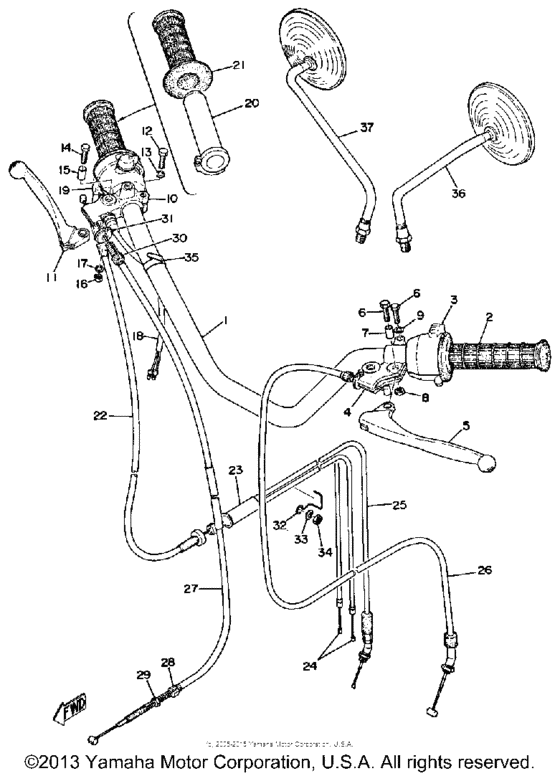 Handle wire