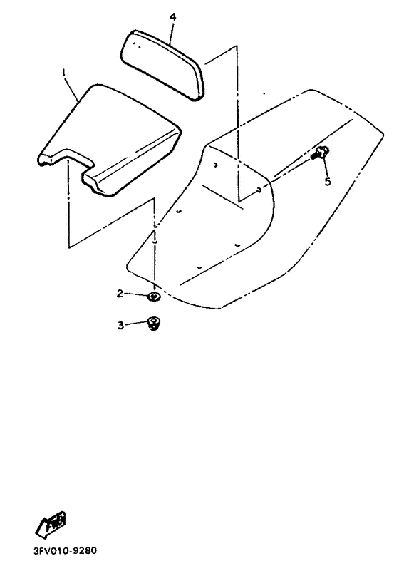FZR750R Сиденье