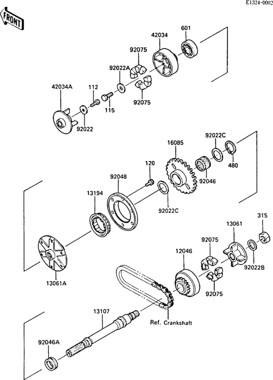 Generator shaft