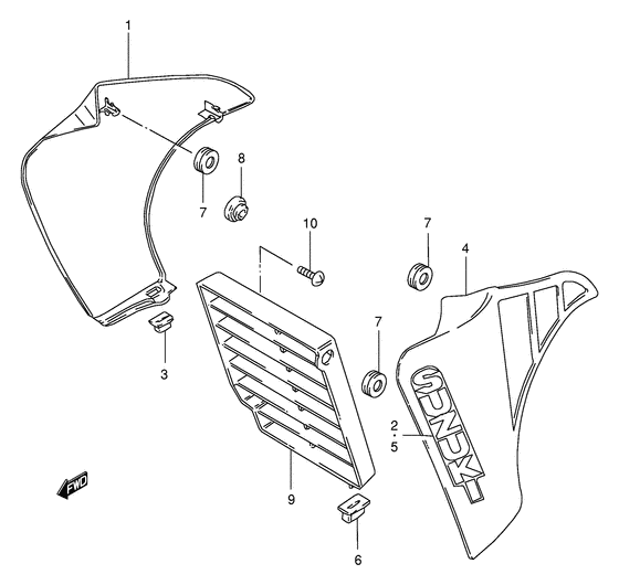 Frame front cover