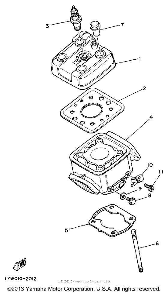 Cylinder head - cylinder