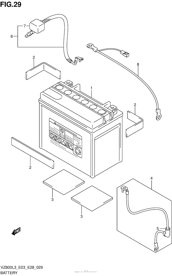 VZ800 Аккумулятор
