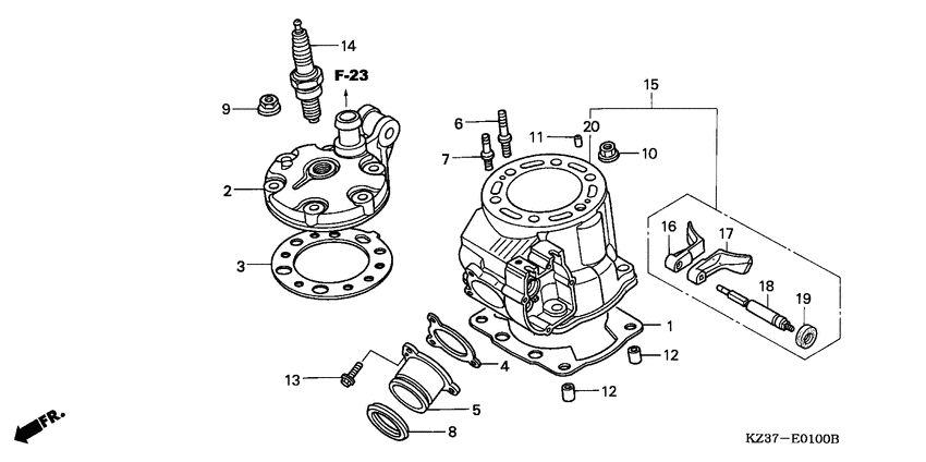 Cylinder/cylinder head