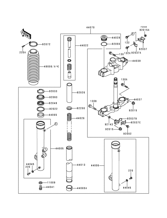 Front fork(1/2)