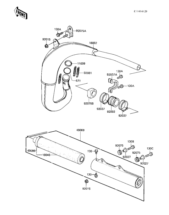 Muffler comp