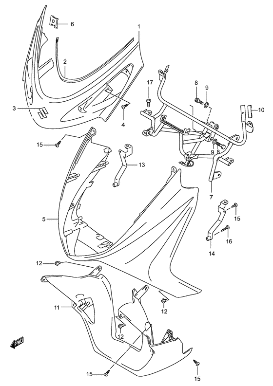 Front leg shield