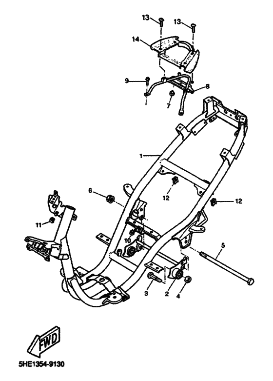 YQ50 Frame comp