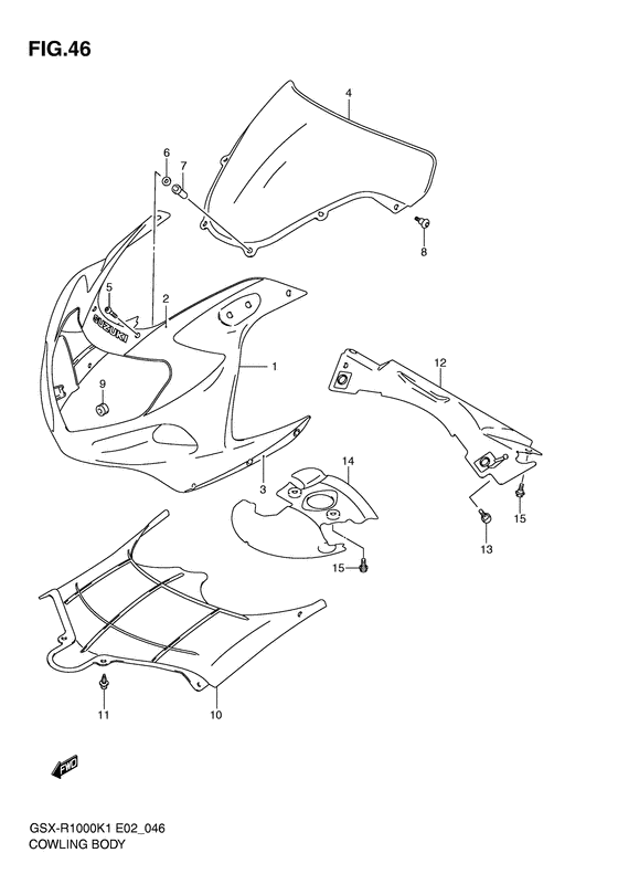 Cowling body