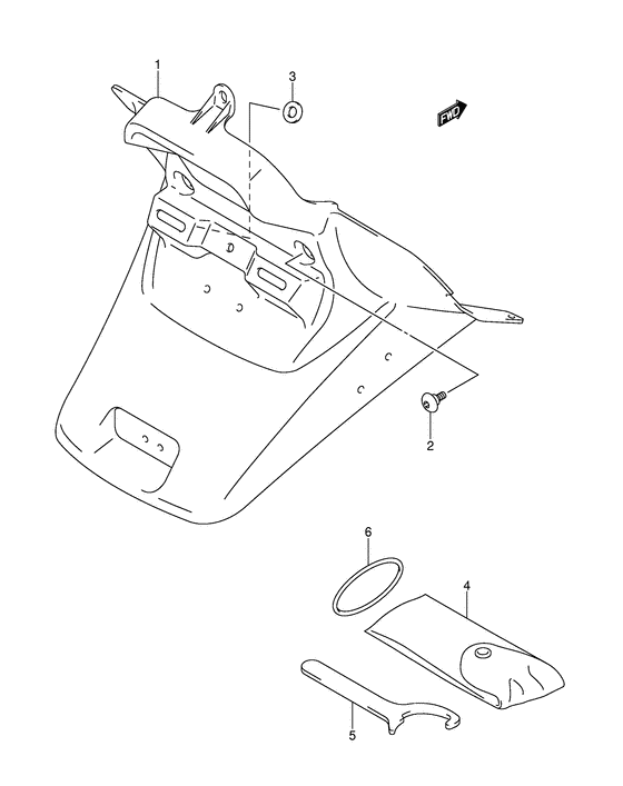AN650 Заднее крыло