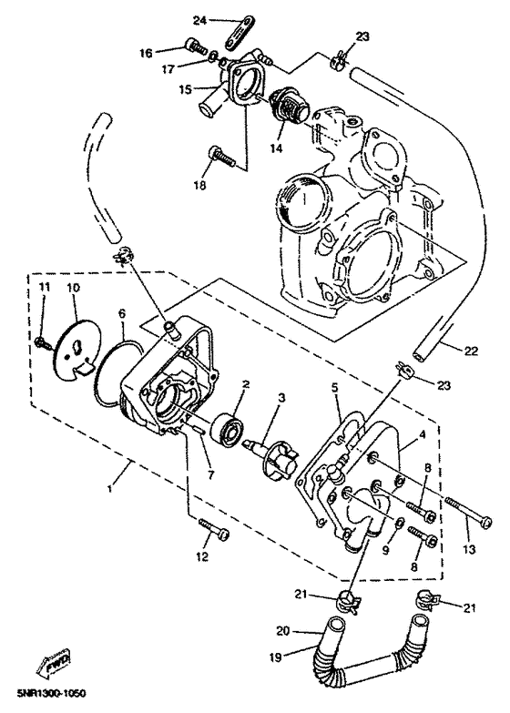 YP150D Водяной насос