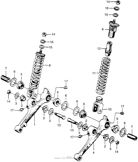 Front fork + front fender
