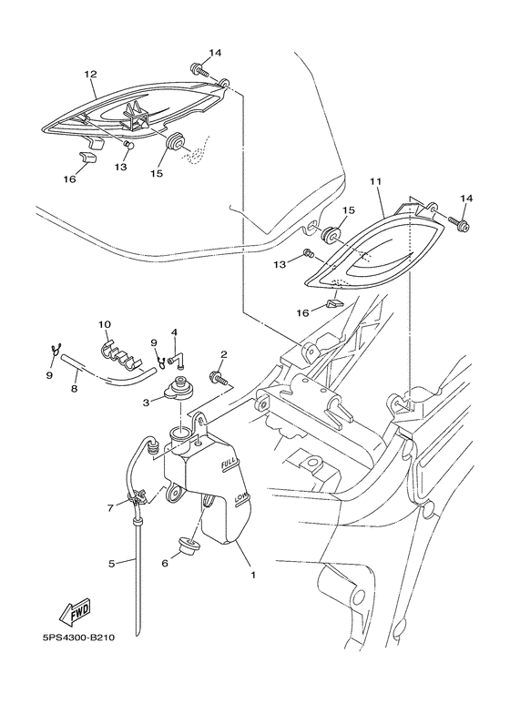 TDM900 Боковые обтекатели