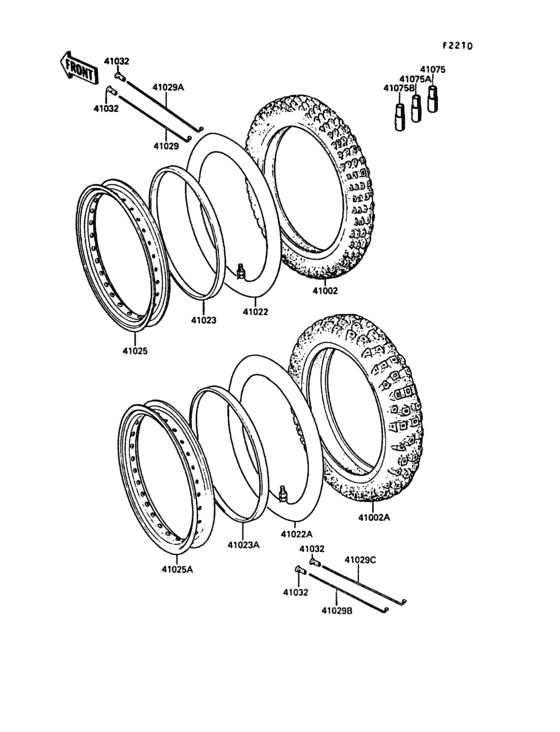 KL650 Покрышки