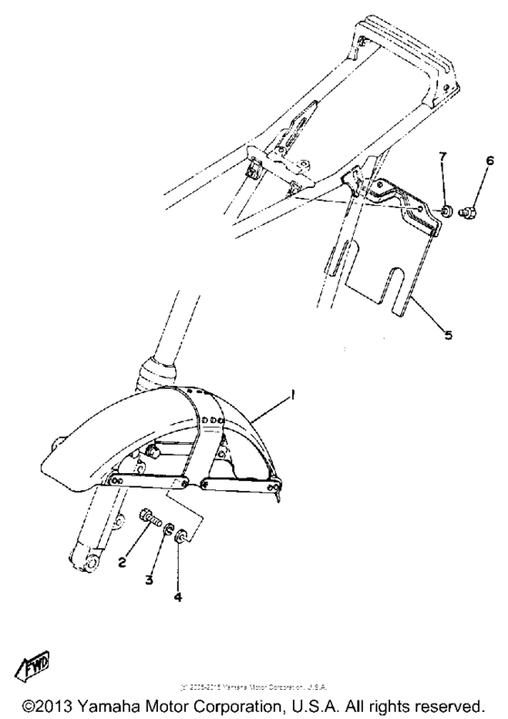 Front fender - rear fender