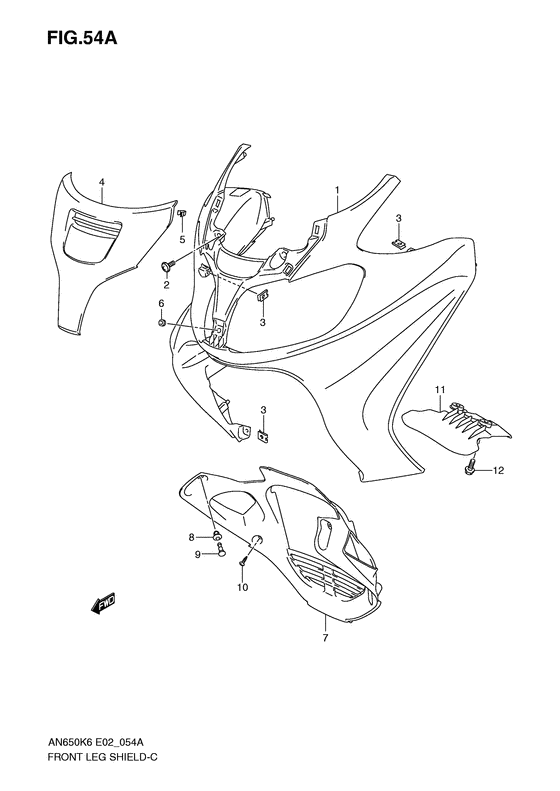 Front leg shield