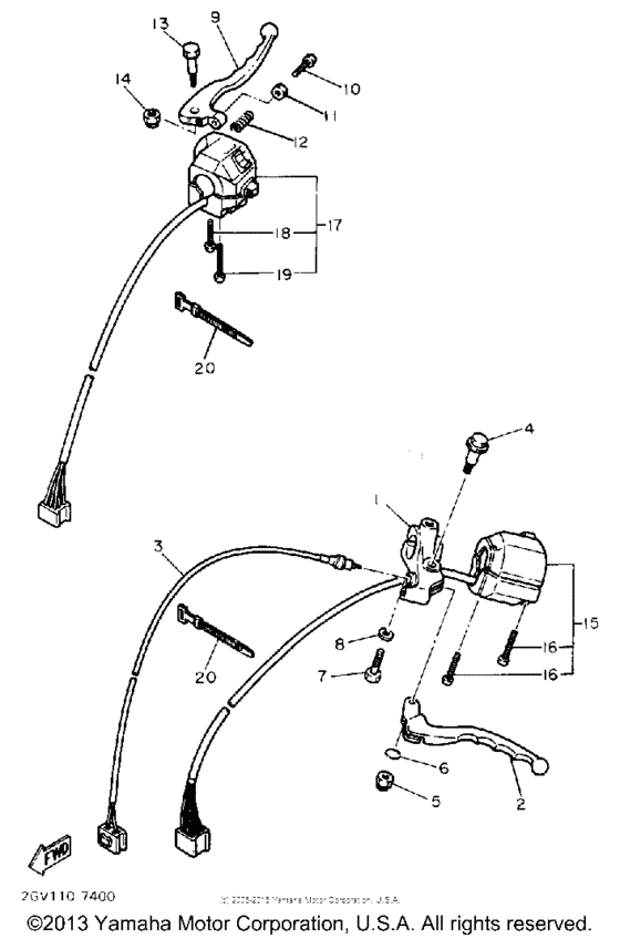 Handle switch-lever