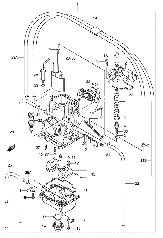Carburetor assy