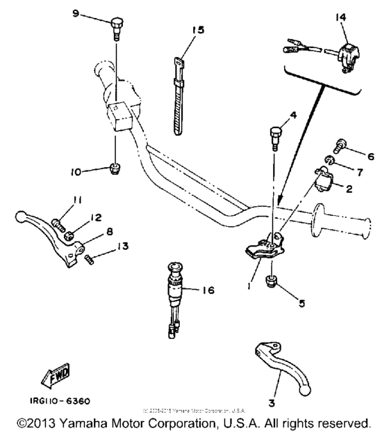 Handle switch-lever