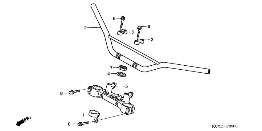 Handle pipe/top bridge