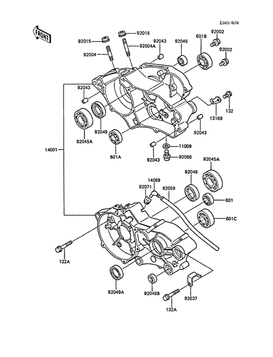  Картер двигателя