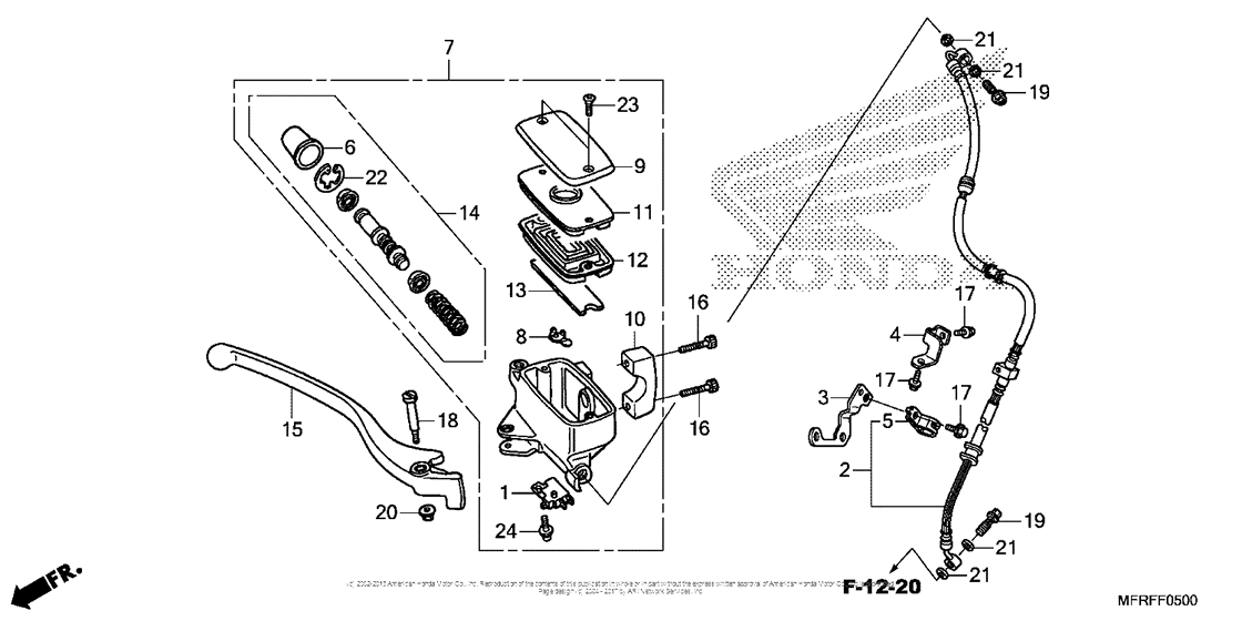 Front Brake Master Cylinder (1)