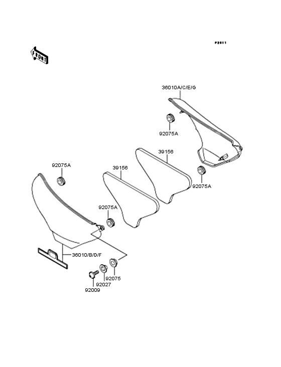 ZL400 Боковые обтекатели