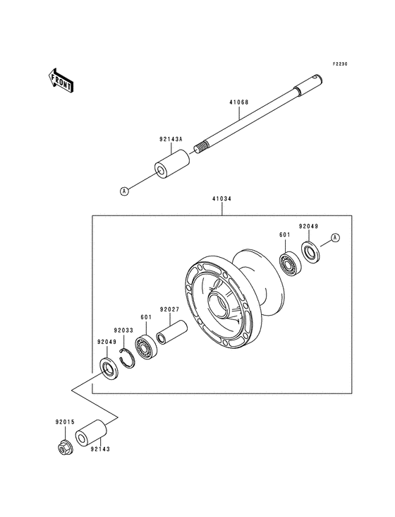 VN800 Transom + tube
