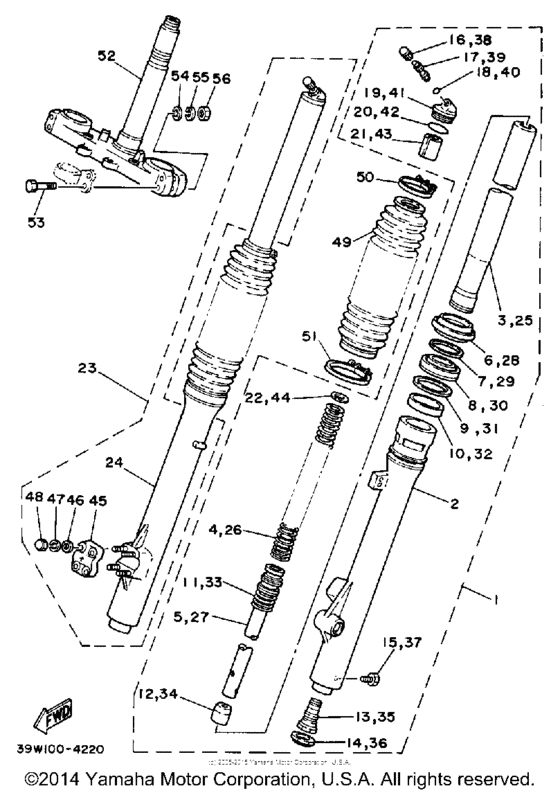 Front fork l
