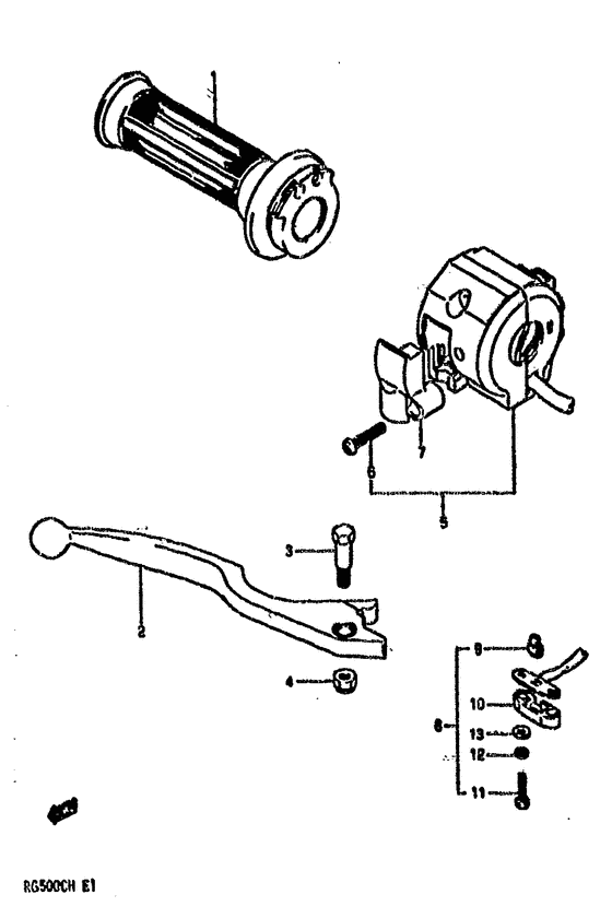 Right handle switch