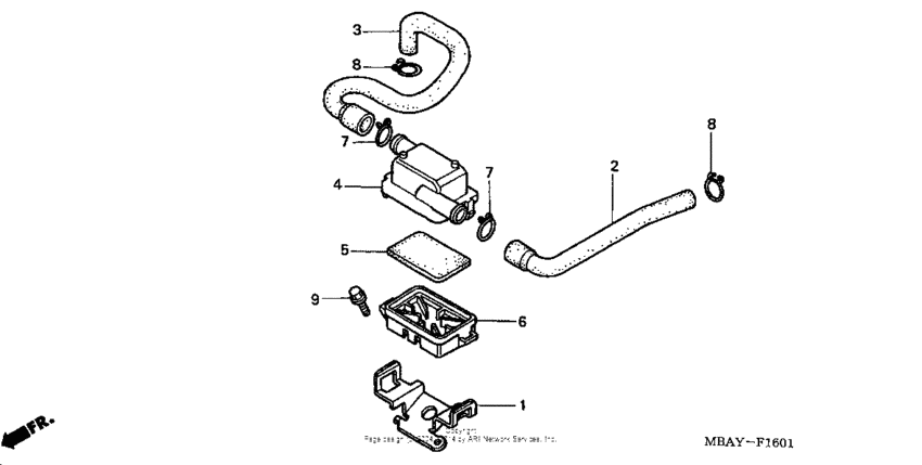 VT750C Фильтр картерных газов