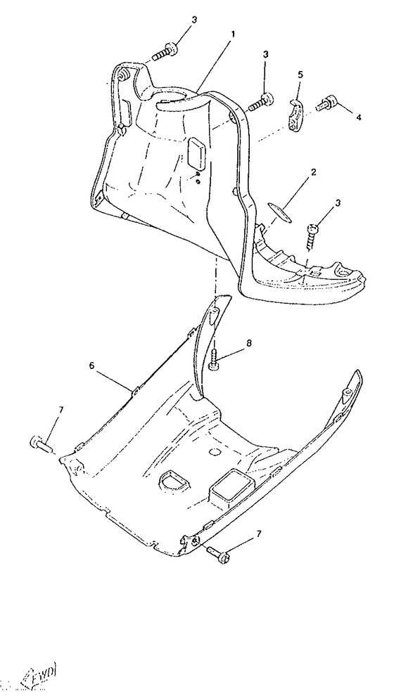 CW50RS Ветровое стекло
