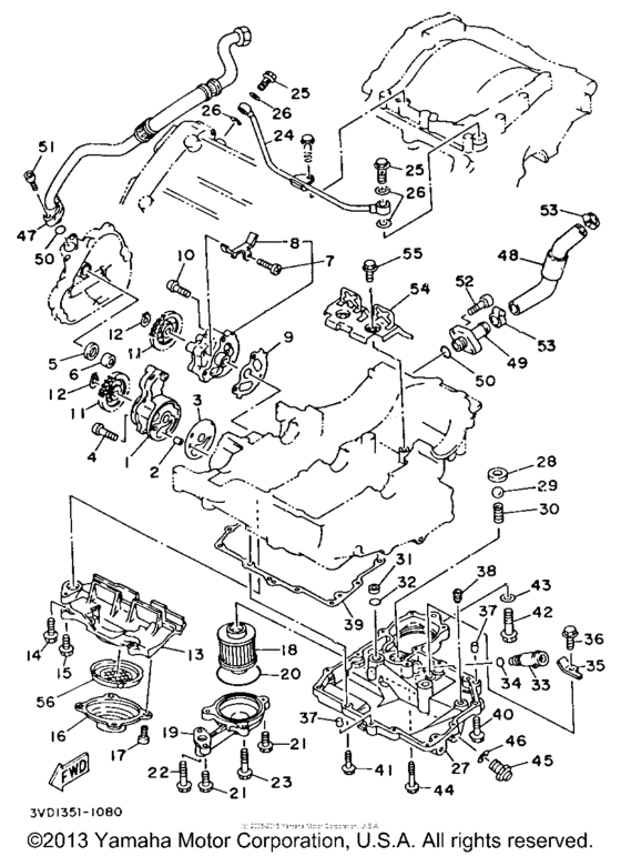 TDM850EC Масляный насос